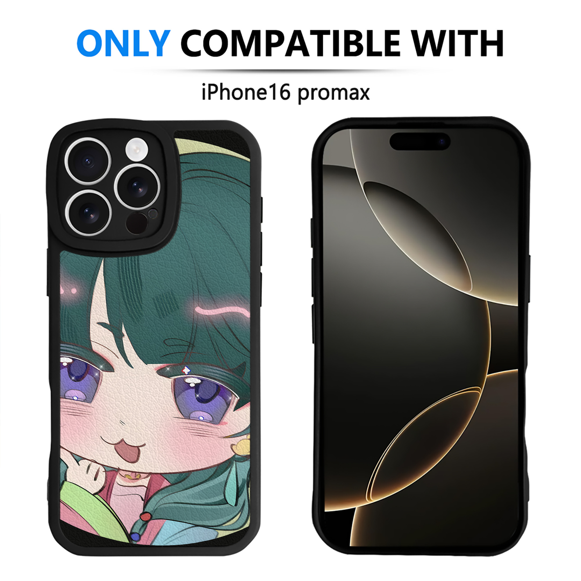 （画像用） 薬屋のひとりごと The Apothecary Diaries 【iPhone 16シリーズ対応】シリコンスマホケース（レザー調） 材質：シリコン